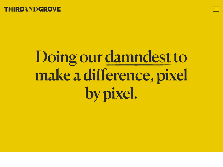 Screenshot of Third and Grove